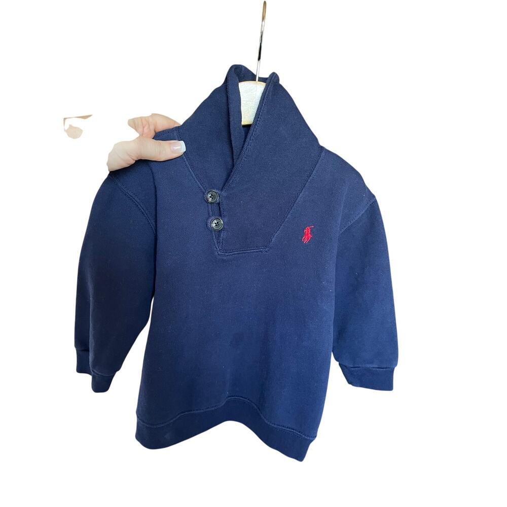 RALPH LAUREN Classic Blue Pullover Sweatshirt 18 MONTHS